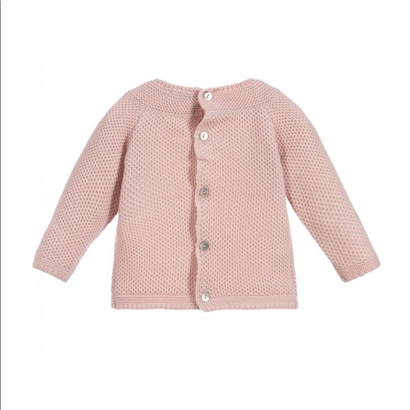 Mebi Pink Knitted Baby Sweater - Picture 2 of 2